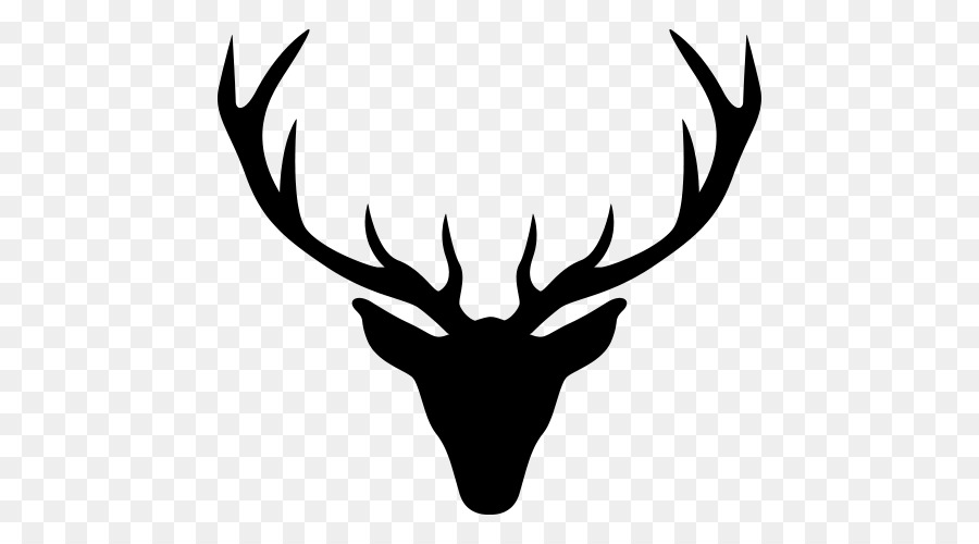 Reindeer Antler Elk Red deer - deer head png download - 500*500 - Free Transparent Deer png Download.