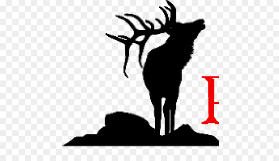 Elk Deer Silhouette Stencil Clip art - deer png download - 512*512 - Free Transparent Elk png Download.