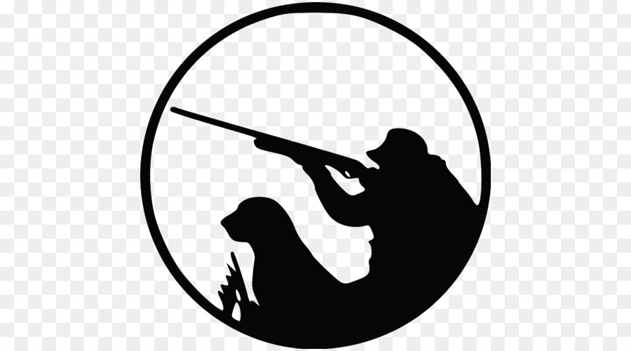 Waterfowl hunting Silhouette Hunting dog Clip art - Silhouette png download - 500*500 - Free Transparent Hunting png Download.