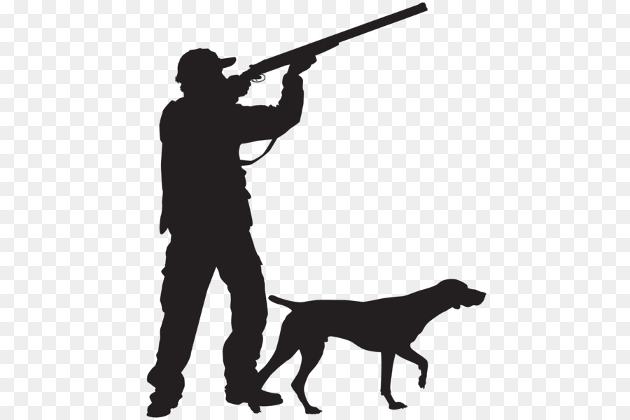 Deer hunting Hunting dog Waterfowl hunting Clip art - Silhouette png download - 500*600 - Free Transparent Hunting png Download.