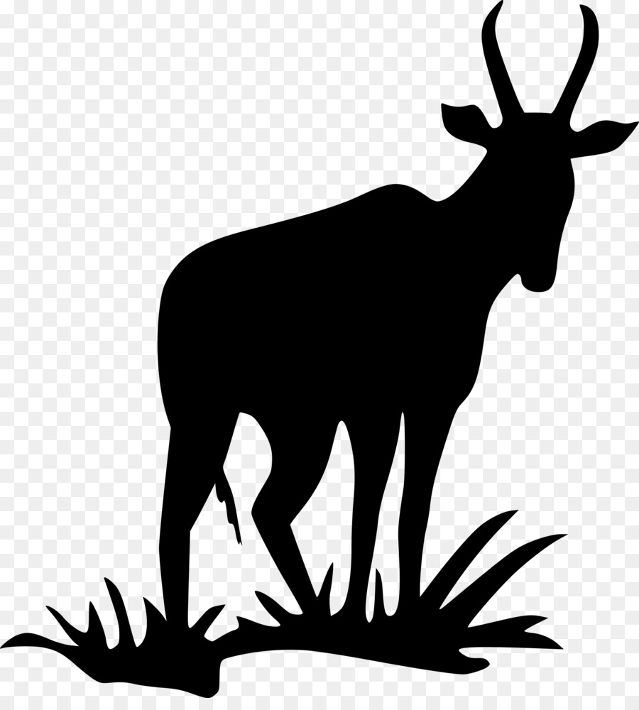 Antelope Pronghorn Deer Impala Silhouette - antelope png download - 2290*2500 - Free Transparent Antelope png Download.
