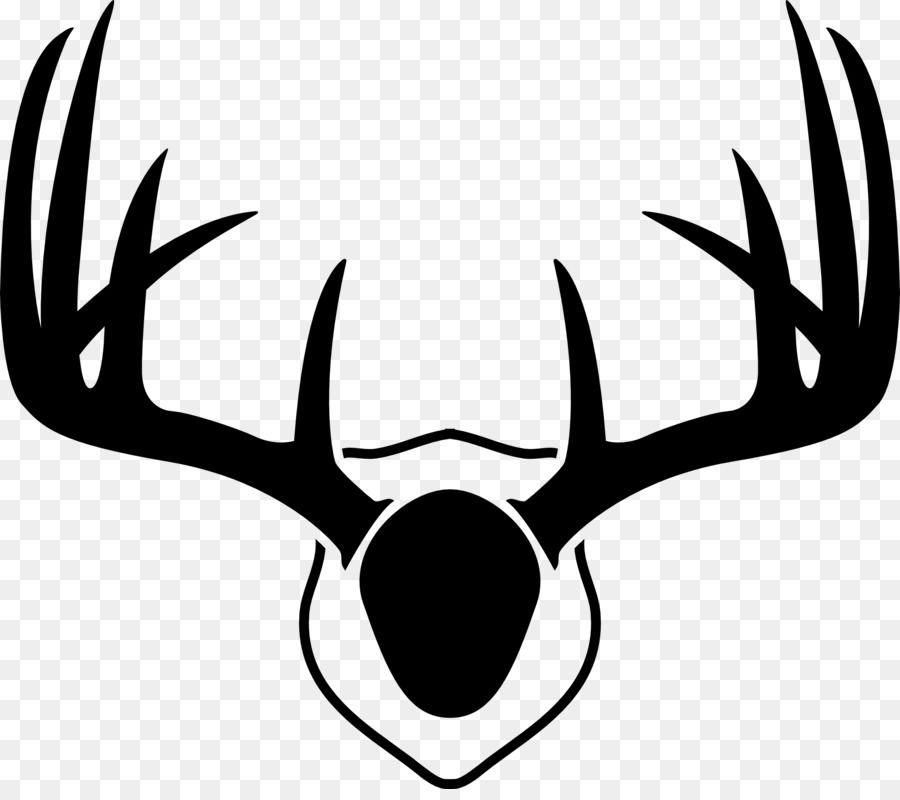 Reindeer White-tailed deer Antler Drawing - Antlers Cliparts png download -...