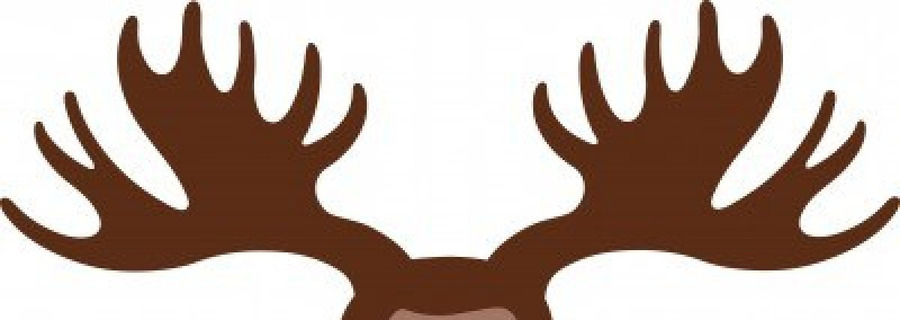 Moose Deer Antler Elk Clip art - Antler Cliparts png download - 1200*426 - Free Transparent Moose png Download.