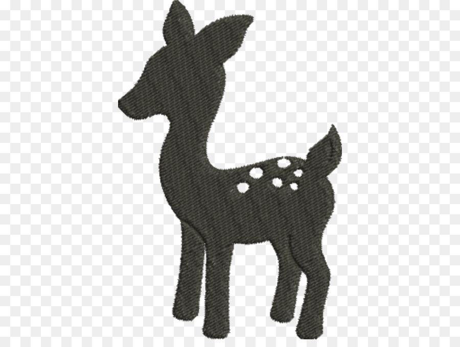 Roe deer Canidae Reindeer Silhouette Papercutting - Reindeer png download - 438*665 - Free Transparent Roe Deer png Download.