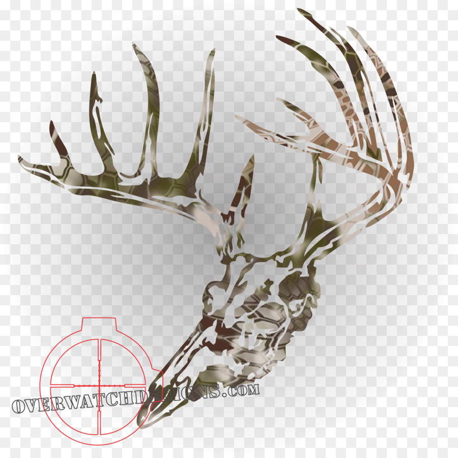 White-tailed deer Decal Antler Elk - skull pattern png download - 2401*2393 - Free Transparent Deer png Download.