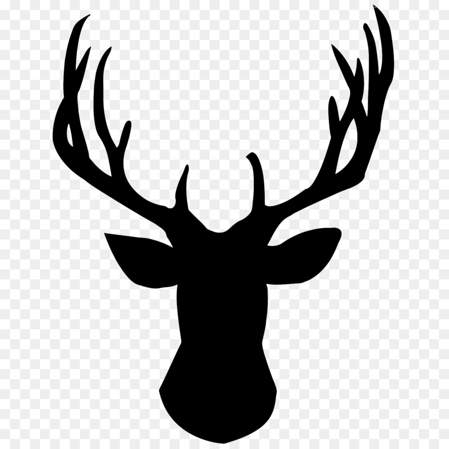 White-tailed deer Reindeer Silhouette Clip art - Deer Head PNG Pic png download - 1440*1440 - Free Transparent Deer png Download.