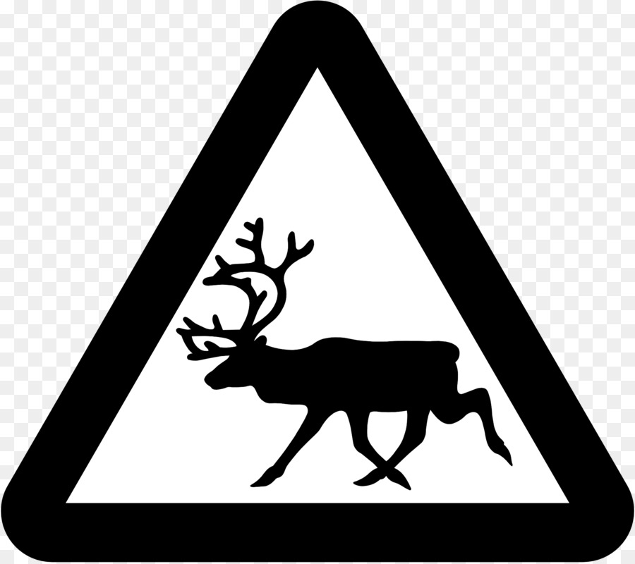 Reindeer Traffic sign Warning sign Clip art - Reindeer png download - 1969*1746 - Free Transparent Reindeer png Download.