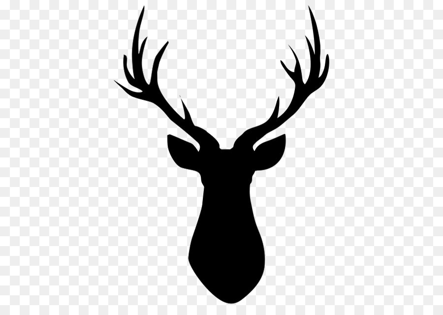 Reindeer Silhouette Clip art - stag png download - 563*634 - Free Transparent Deer png Download.