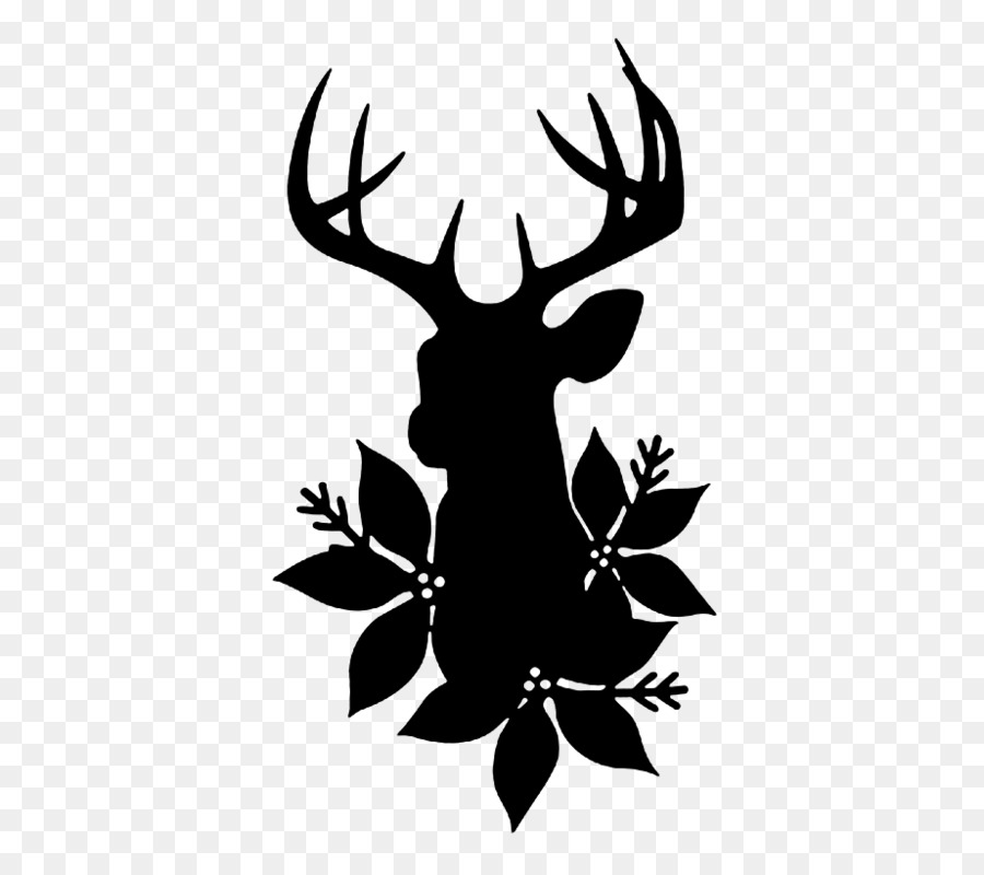 Reindeer Silhouette Clip art - deer png download - 488*800 - Free Transparent Deer png Download.