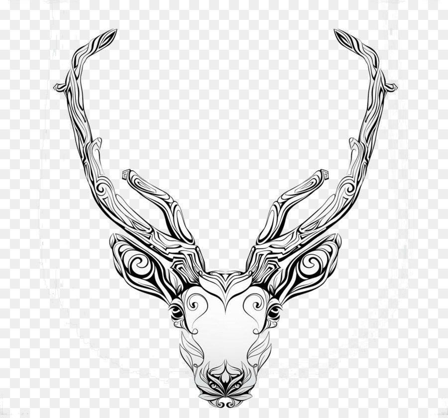 Deer Tattoo Royalty-free - Creative Claw Figure png download - 1023*948 - Free Transparent Deer png Download.