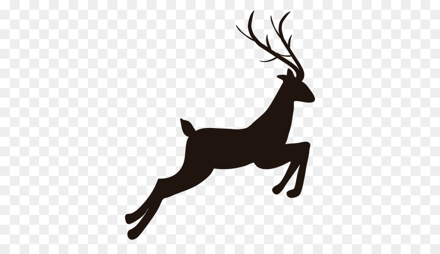 Reindeer Silhouette - raindeers vector png download - 512*512 - Free Transparent Reindeer png Download.