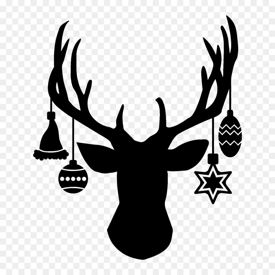 White-tailed deer Silhouette Clip art - deer head png download - 1875*1875 - Free Transparent Deer png Download.