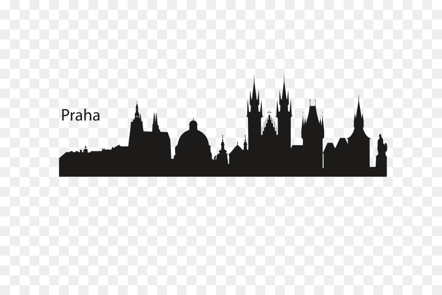 Prague Silhouette Vector graphics Skyline Clip art - Silhouette png download - 710*592 - Free Transparent Prague png Download.