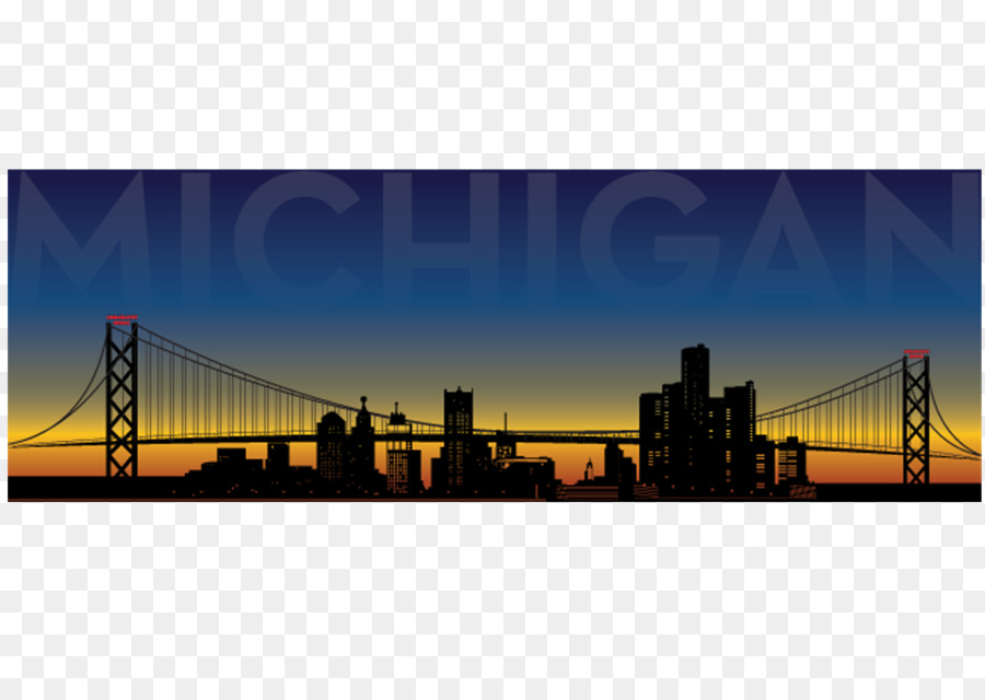 Detroit Skyline Cityscape - skyline vector png download - 1400*980 - Free Transparent Detroit png Download.