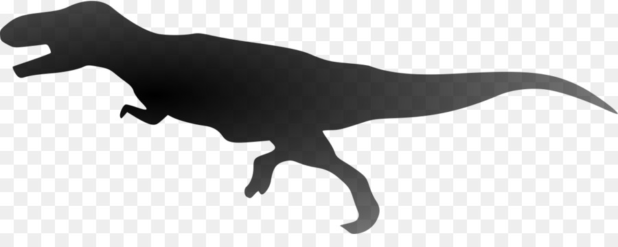 Tyrannosaurus Silhouette Dinosaur Clip art - Silhouette png download - 1280*485 - Free Transparent Tyrannosaurus png Download.