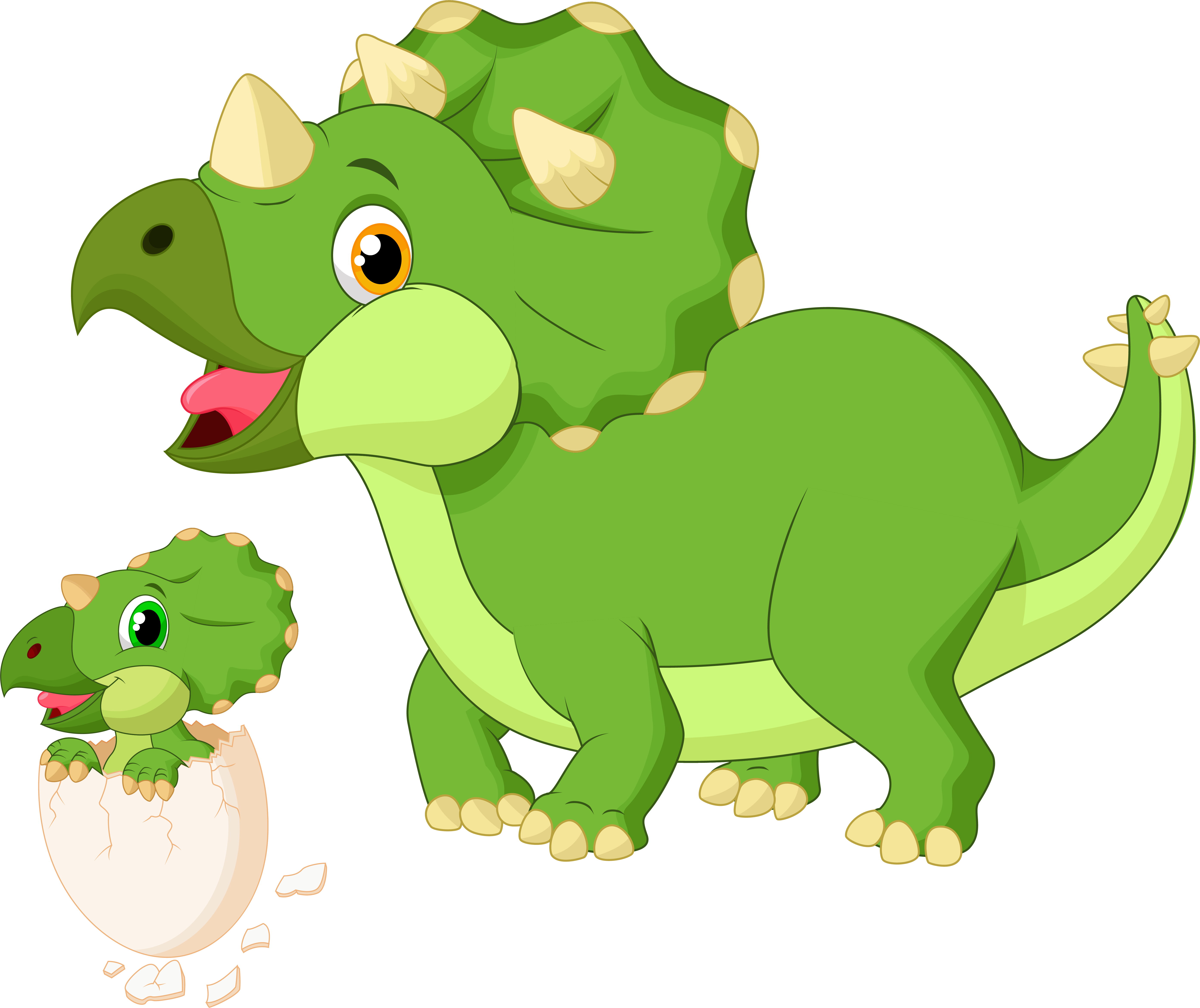 Baby Triceratops Clip art - dinosaur vector png download - 5573*4683