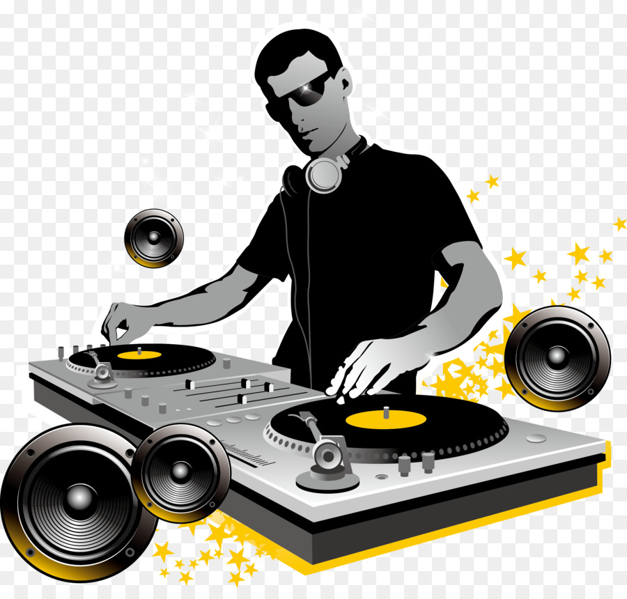 Disc jockey DJ mixer Nightclub - DJ png download - 2396*2246 - Free Transparent  png Download.