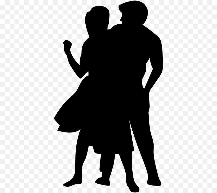 Dance Swing Clip art - Silhouette png download - 453*800 - Free Transparent Dance png Download.