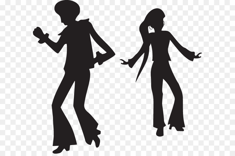 Vector graphics Dance Disco Clip art Image - Silhouette png download - 648*591 - Free Transparent Dance png Download.
