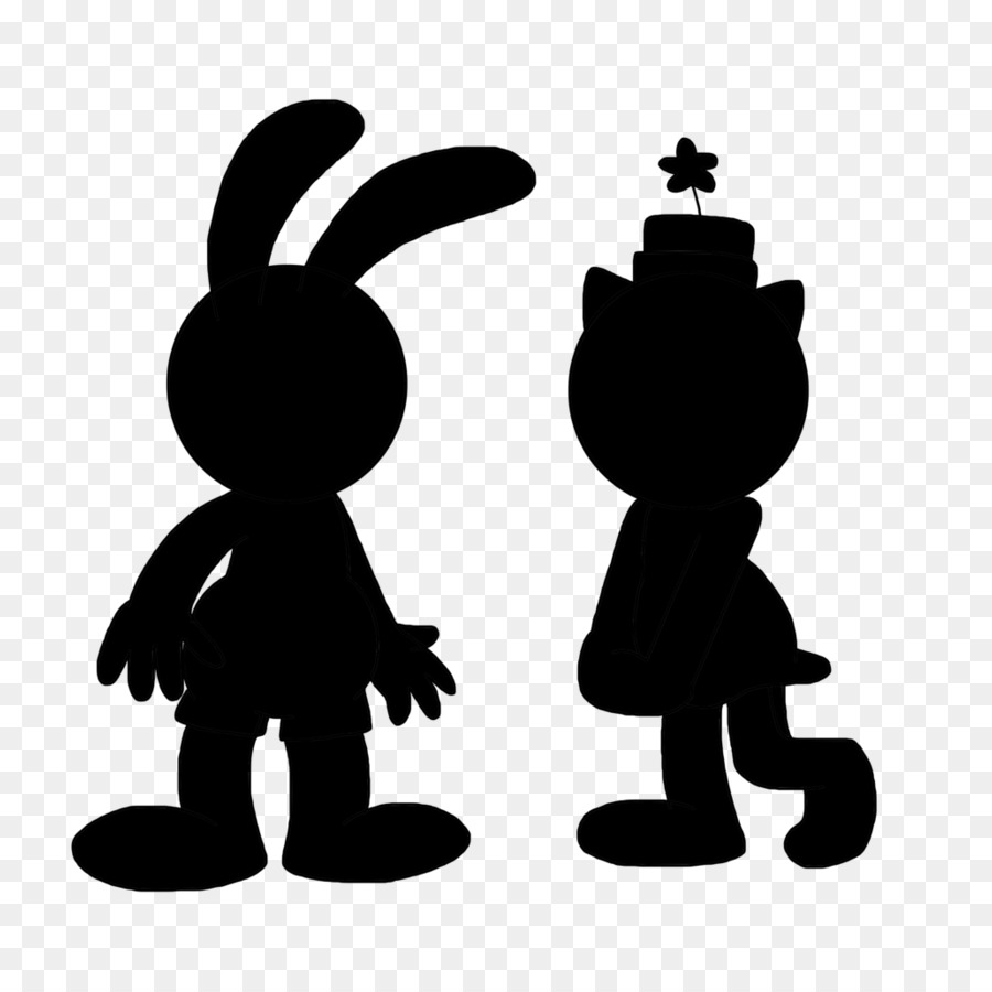 Oswald the Lucky Rabbit Walt Disney Animation Studios Silhouette Vertebrate - oswald the lucky rabbit png download - 894*894 - Free Transparent Oswald The Lucky Rabbit png Download.