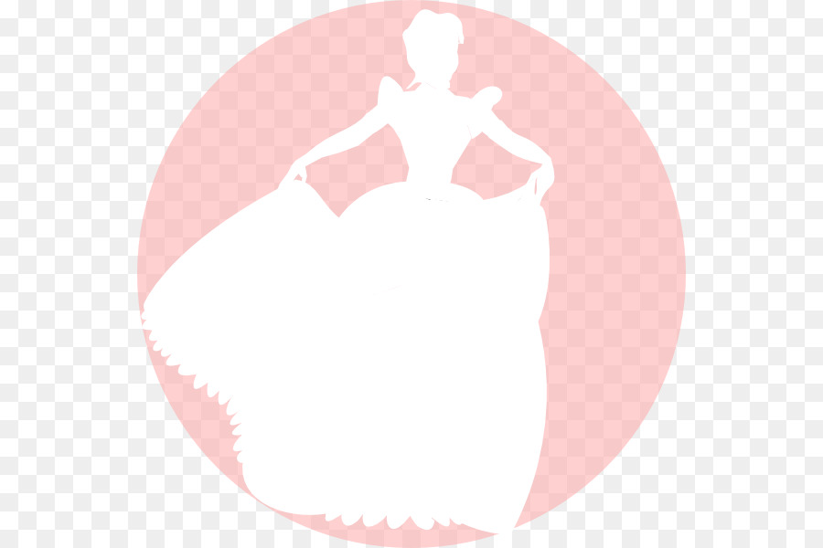 Cinderella Disney Princess Silhouette Clip art - pink background png download - 600*600 - Free Transparent  png Download.