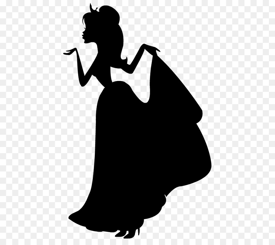 Silhouette Disney Princess Clip art - Silhouette png download - 500*789 - Free Transparent Silhouette png Download.