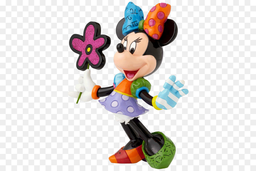 Minnie Mouse Mickey Mouse The Walt Disney Company Figurine Artist - hand-painted plants png download - 600*600 - Free Transparent Minnie Mouse png Download.