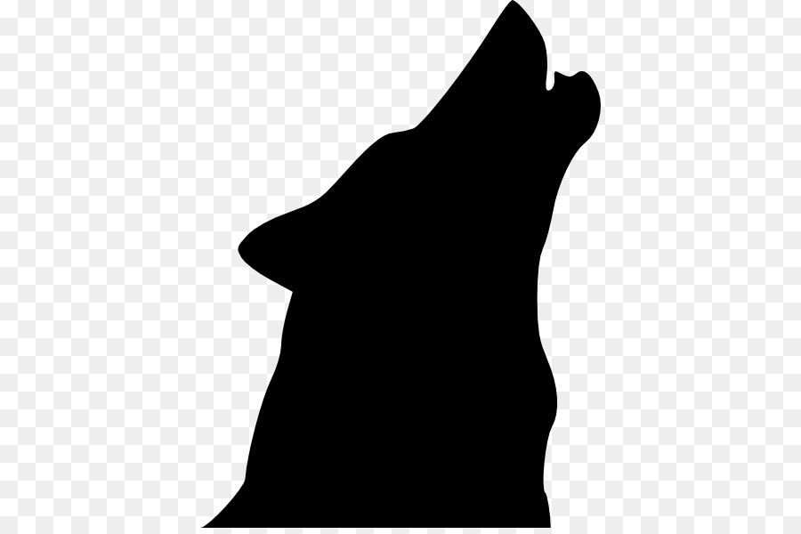 Dog Black and white Silhouette Snout - Head Cliparts png download - 450*593 - Free Transparent Dog png Download.