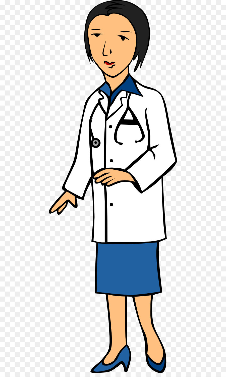 Physician Woman Female Clip art - Free Doctor Clipart png download - 512*1485 - Free Transparent  png Download.