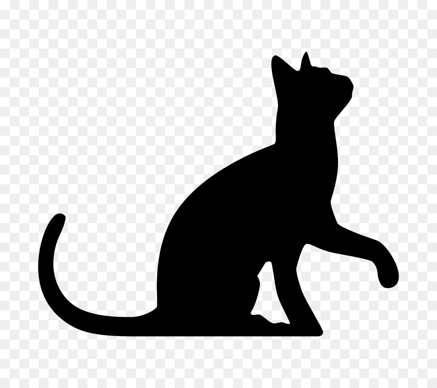 Dog–cat relationship Silhouette Clip art - Cat png download - 800*800 - Free Transparent Cat png Download.