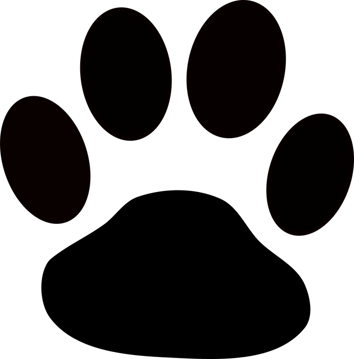 Dog Paw Silhouette Png