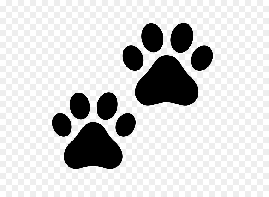 Cat Dog Paw Portable Network Graphics Clip art - bunny paw prints png stencil png download - 700*642 - Free Transparent Cat png Download.
