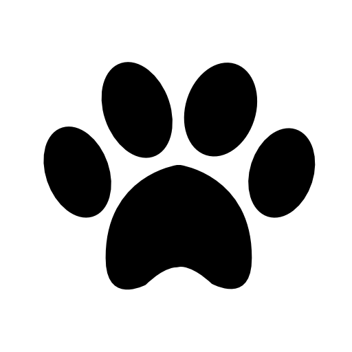heart with paw print
