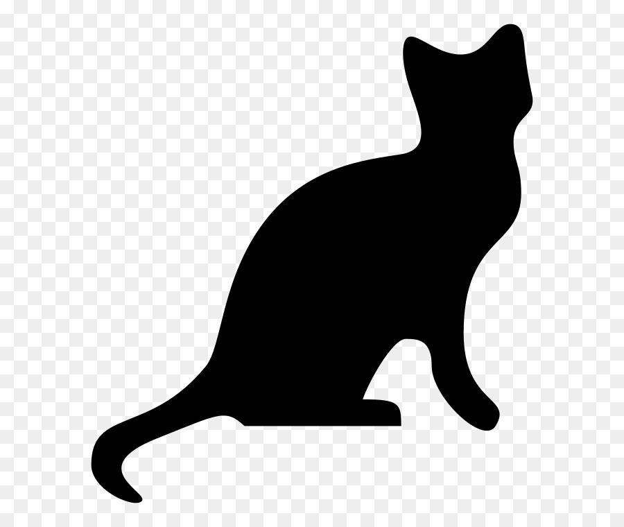 Cat Dog Silhouette Clip art - Cat png download - 800*760 - Free Transparent Cat png Download.