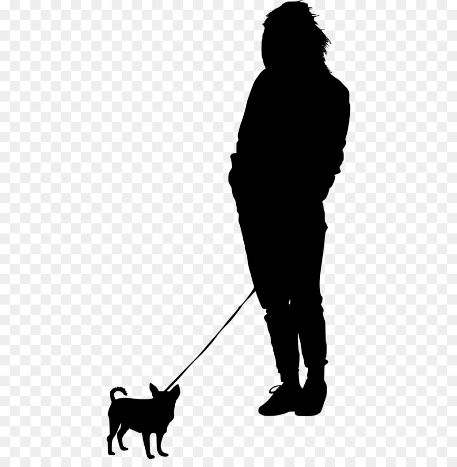 Dog walking Silhouette Clip art - Dog png download - 480*904 - Free Transparent Dog png Download.