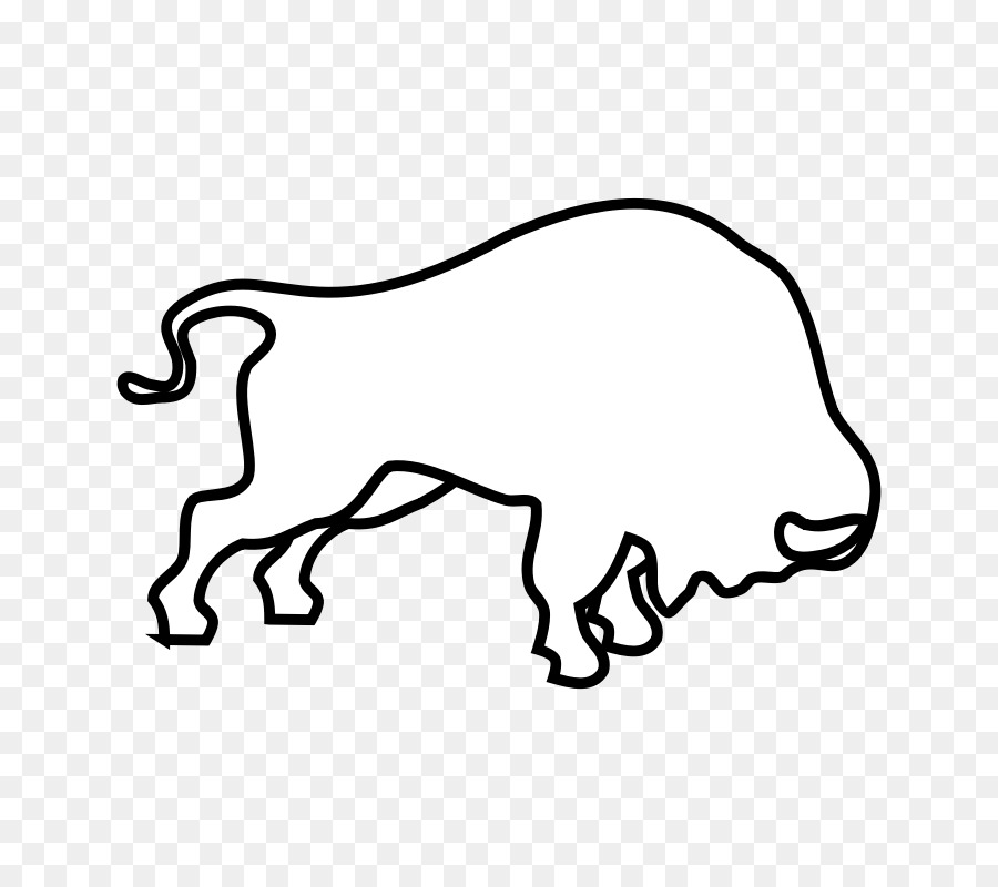 Dog Bison Favicon Horse - Animal Outline png download - 800*800 - Free Transparent Dog png Download.