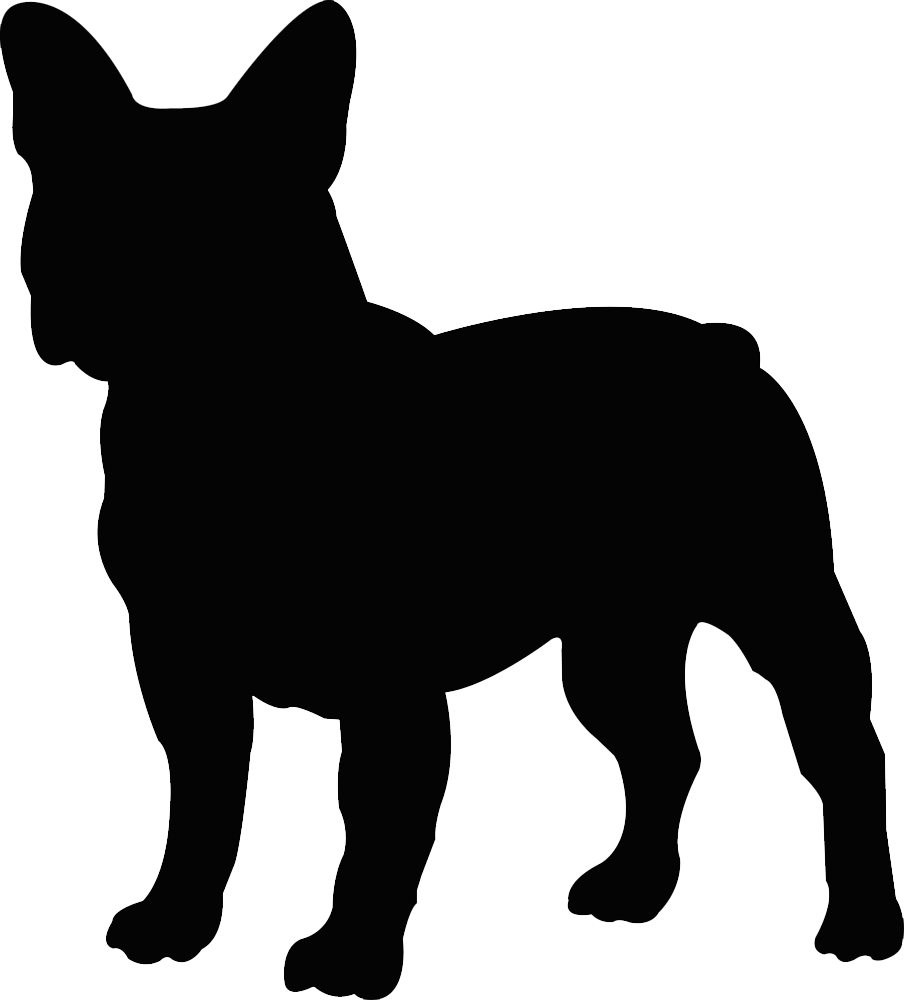 French Bulldog Puppy Silhouette Decal - bulldog png download - 904*1000