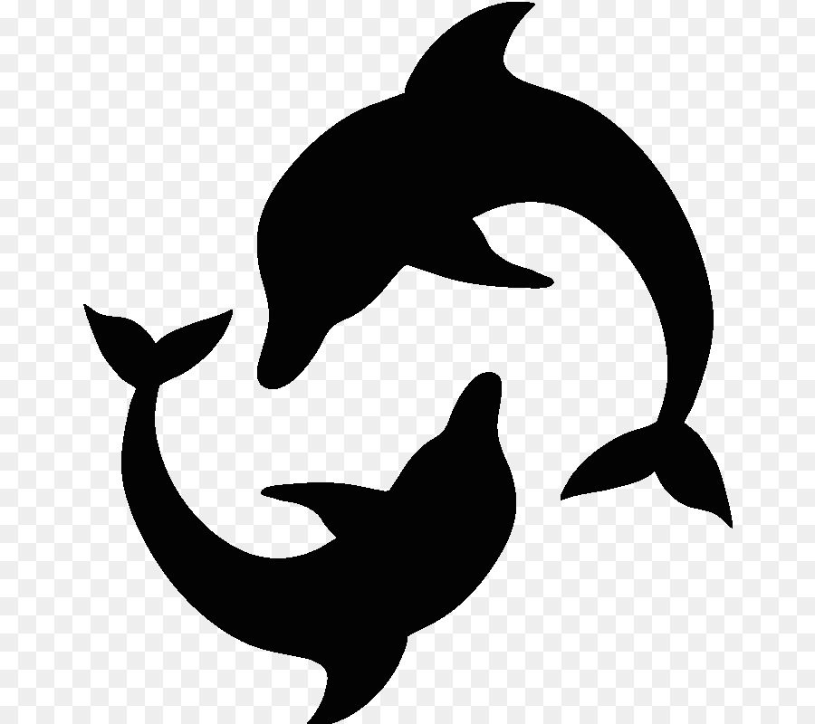 Dolphin Silhouette Sticker Clip art - dolphin png download - 800*800 - Free Transparent Dolphin png Download.