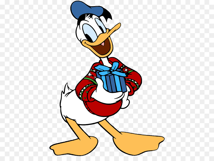 Donald Duck Minnie Mouse Mickey Mouse Ebenezer Scrooge Daisy Duck - Duck Christmas Cliparts png download - 500*663 - Free Transparent Donald Duck png Download.