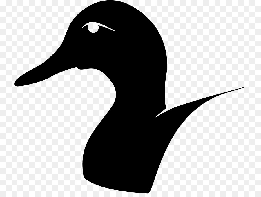 Donald Duck Goose Silhouette Clip art - DUCK png download - 800*668 - Free Transparent Duck png Download.