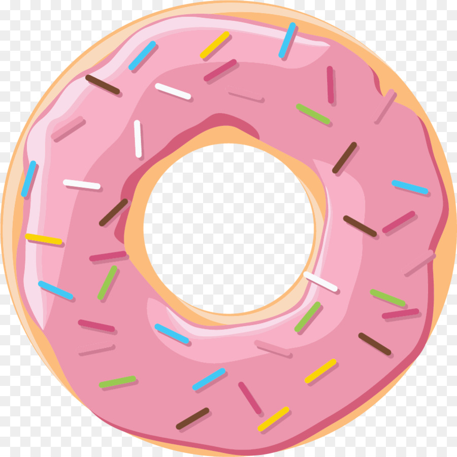 Donuts Clip art Boston cream doughnut Dessert Bakery - sprinkled donut png download - 901*901 - Free Transparent Donuts png Download.