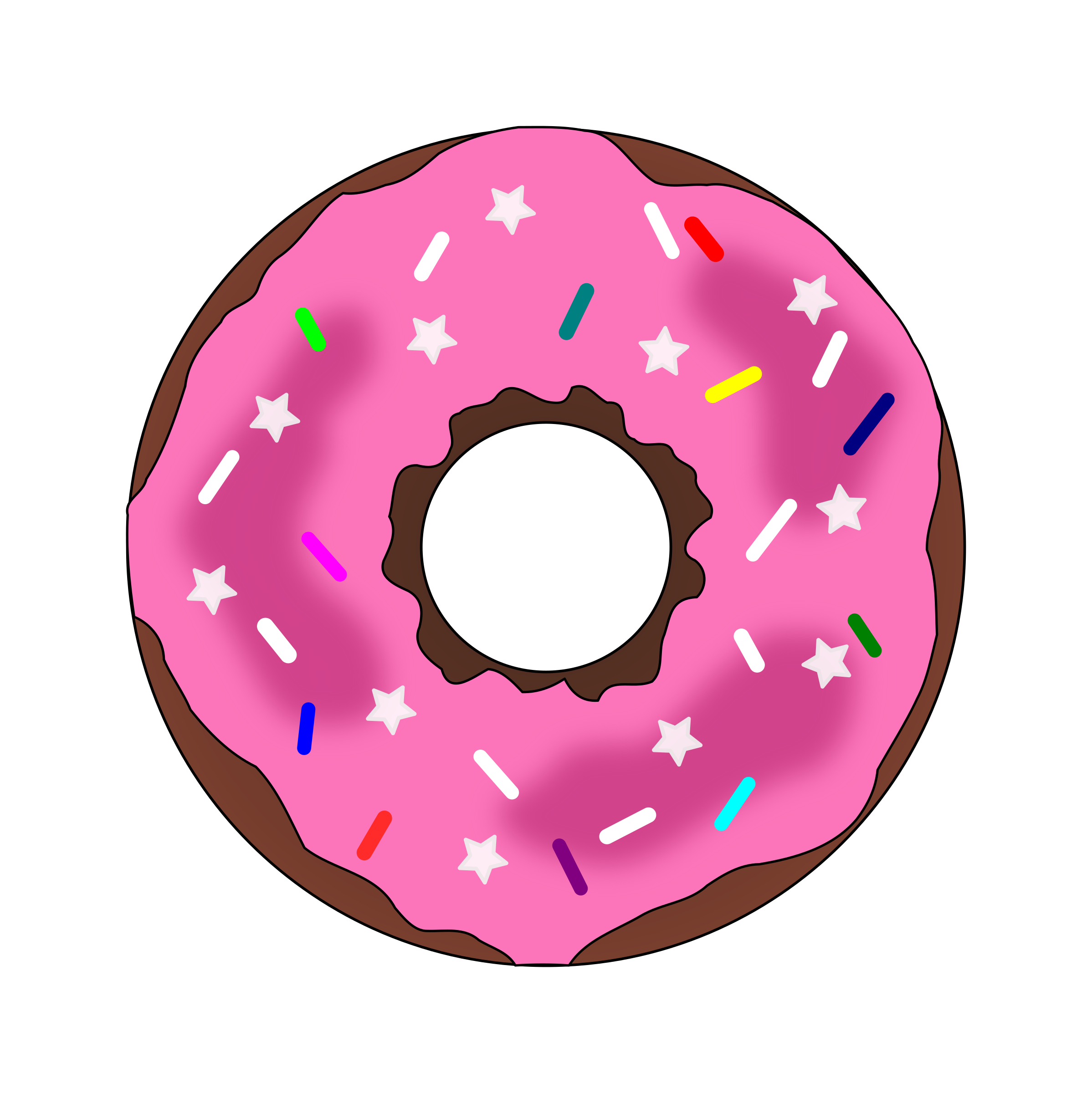 Doughnut Icing Icon Clip art Donut PNG png download 2397*2400