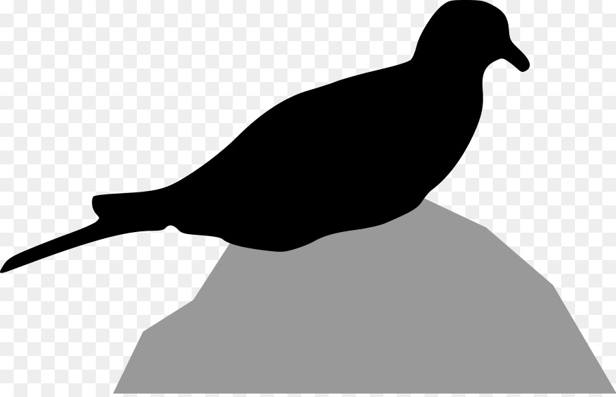 Columbidae Bird Mourning dove Silhouette Clip art - Free Dove Clipart png download - 900*575 - Free Transparent Columbidae png Download.