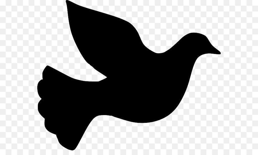 Columbidae Silhouette Doves as symbols Clip art - dove vector png download - 640*524 - Free Transparent Columbidae png Download.