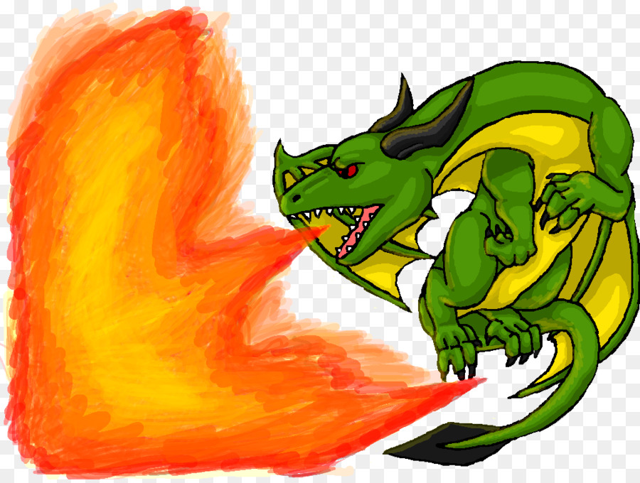 Fire breathing Dragon Clip art - Picture Of A Dragon Breathing Fire png download - 1024*768 - Free Transparent Fire Breathing png Download.