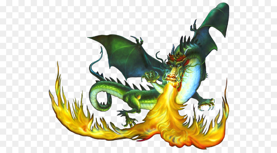 Fire breathing Dragon Clip art - Green Dragon S png download - 600*497 - Free Transparent Fire Breathing png Download.