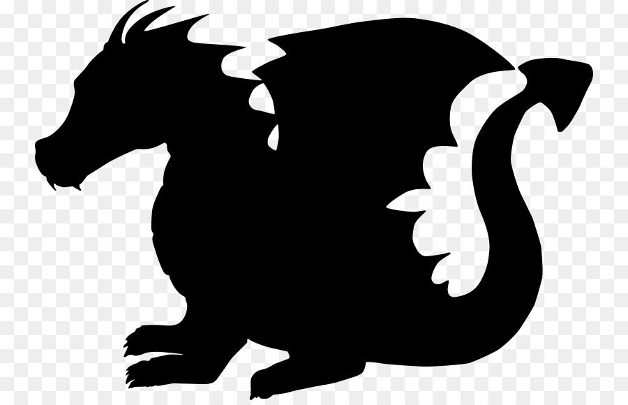 Silhouette Dragon Cartoon Clip art - Silhouette png download - 800*573 - Free Transparent Silhouette png Download.