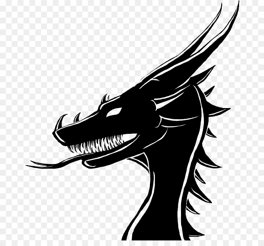 Horse Dinosaur Silhouette Clip art - Dragon Head png download - 732*821 - Free Transparent Horse png Download.
