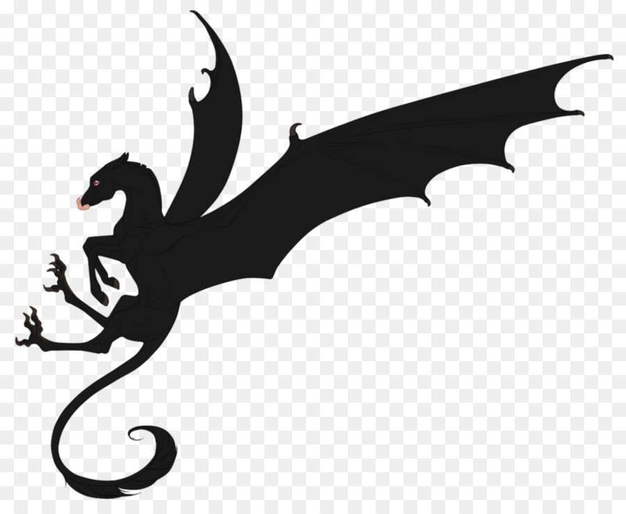 Dragon Silhouette Clip Art Dragon Png Download 855886 Free