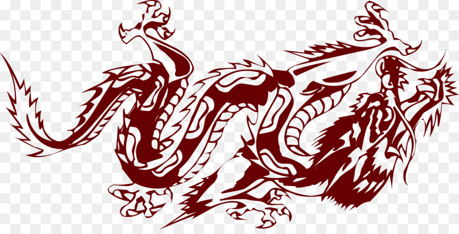 Chinese dragon Clip art - Dragon Chinese wind vector png download - 2244*1124 - Free Transparent Dragon png Download.
